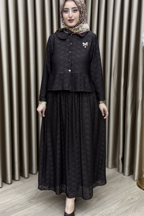 Amora Etek Takım Acı Kahve