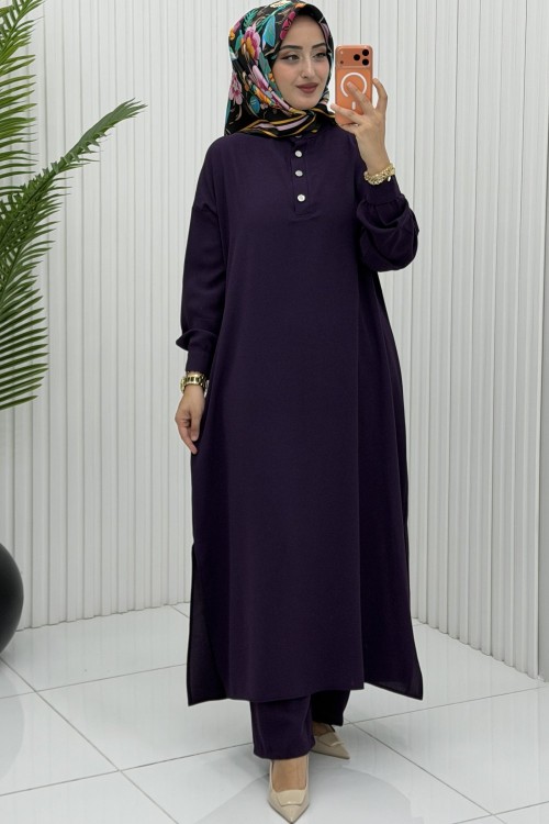 Beril Takım Koyu Mor