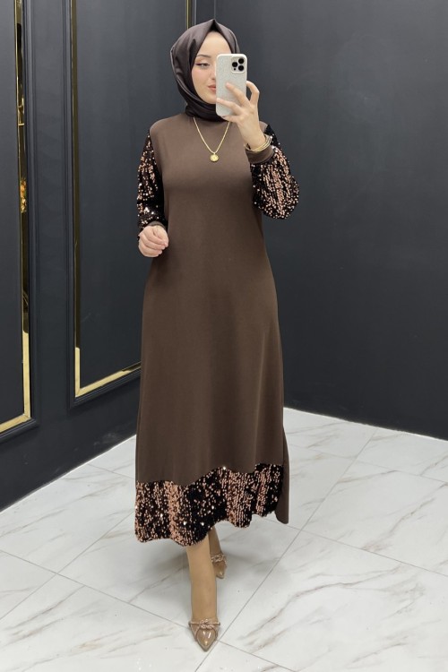 Cemre Elbise Kahverengi