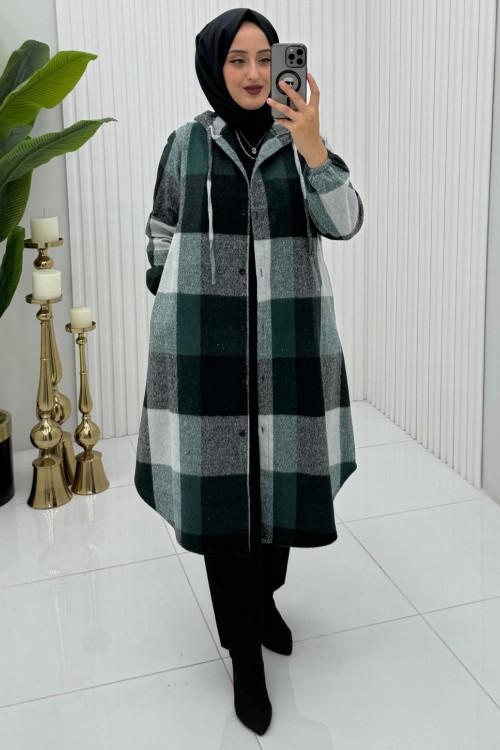 Emel Oduncu Gömlek Zümrüt