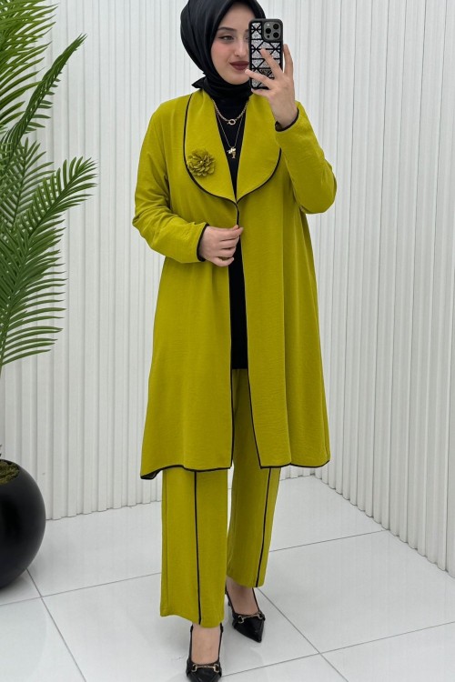 İkra 3 lü Takım Yağ Yeşili