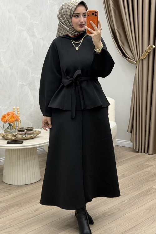 Mercan Etek Takım Siyah