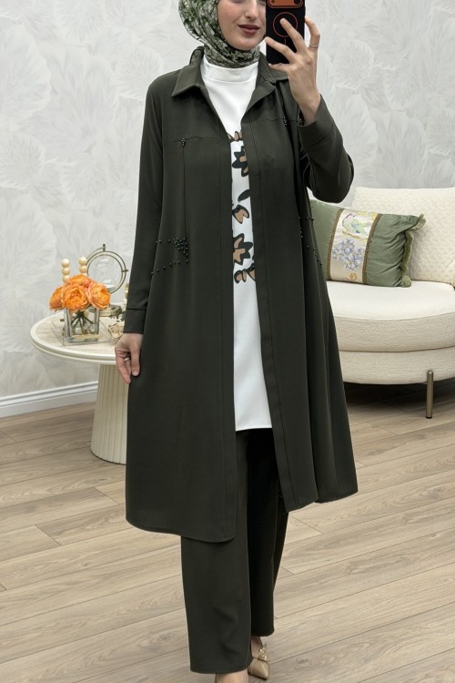 Pera 3 lü Takım Haki