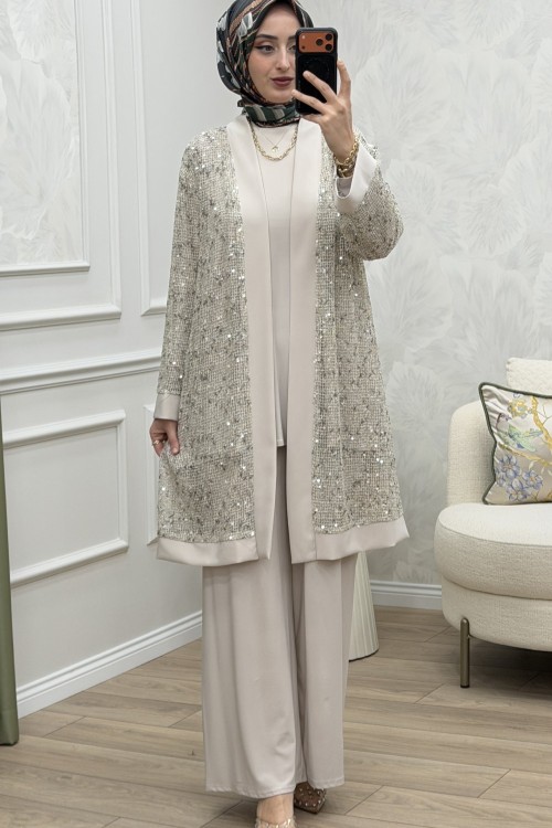 Safir 3 Lü Takım Krem