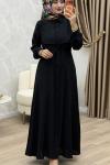 Yüsra Elbise Siyah