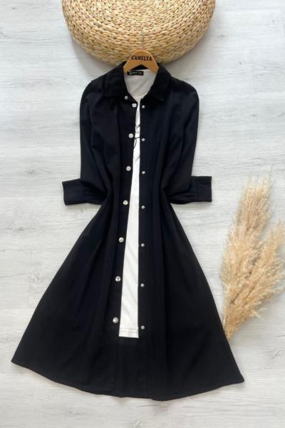 2287 Gabardin Kot Takım 2 Li