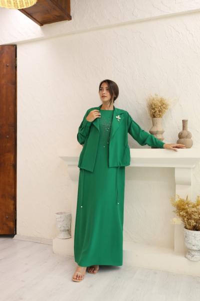 3678 - 2 Li Elbiseli Takım