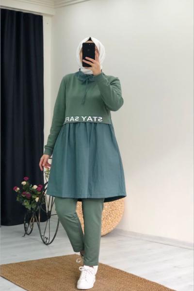 9622 Mİnt Penye İkili TAkım