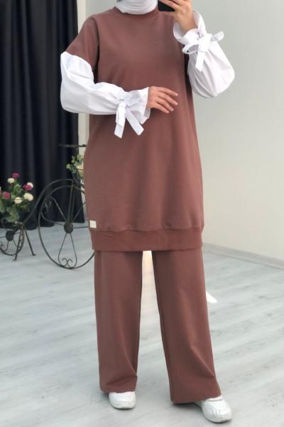 9654 Penye ikili Takım Gül