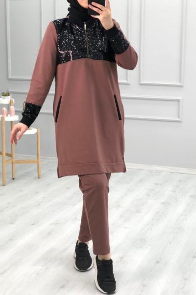 9737 Kahve Penye TAkım