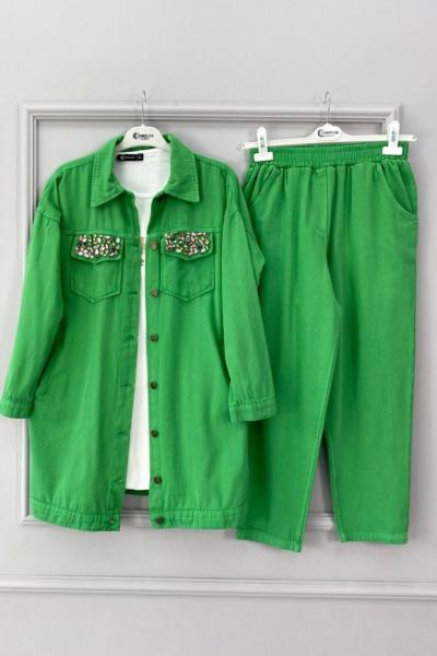 9815 Cepli Gabardin Kot Takım