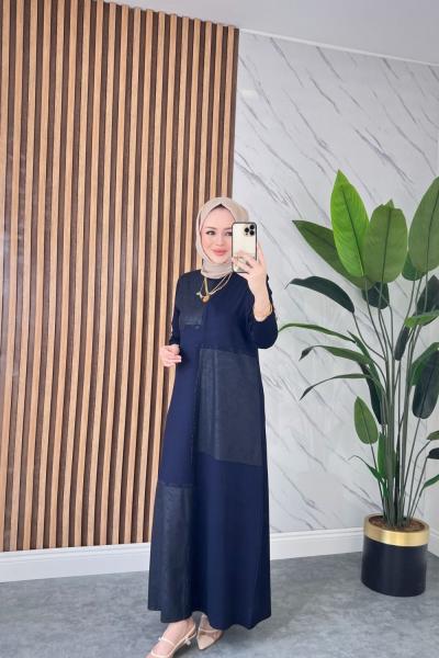 Asil Pamuklu Penye Elbise