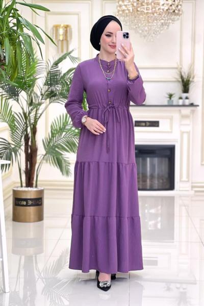 Belinay Aerobin Elbise Mürdüm