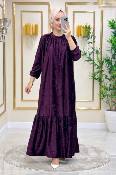 Bukre Kadife Elbise