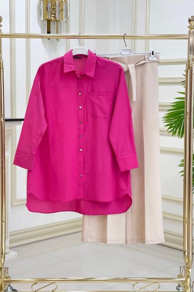 Diana Gömlek Fuşya