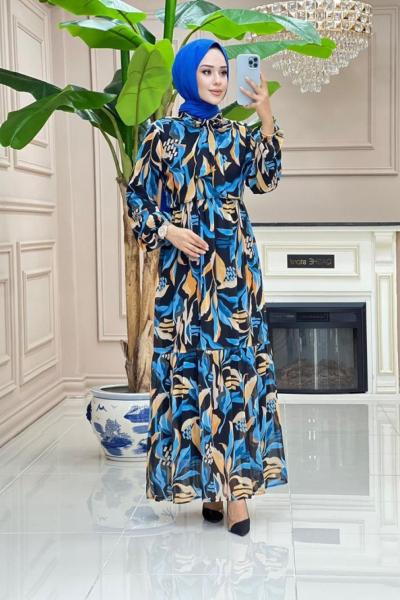 Diloş Astarlı Şifon - Siyah