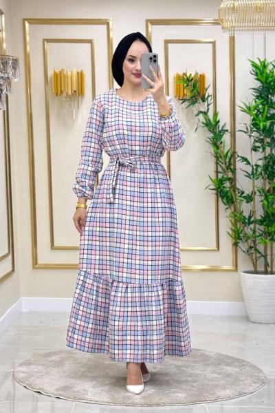 Dudu Şanel Elbise - Pudra