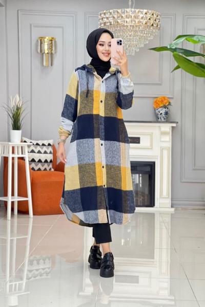 Efnan  Oduncu Gömlek - Sarı