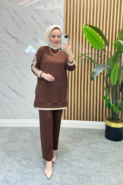 elif takım fitili-kahverengi