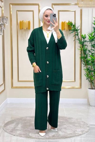 Feride Triko Hırka Takım - Züm