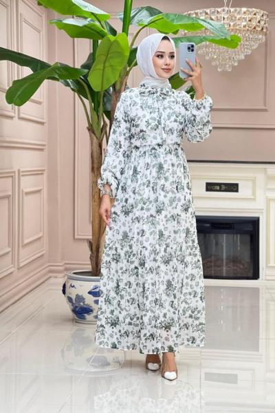 Gülin Astarlı Şifon - Mint