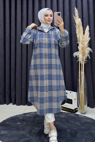 Gülse Kaşe Kap -antresi mavi