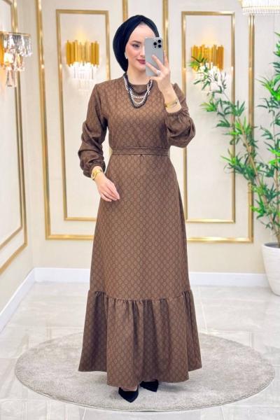 Kamer Pamuklu Viskon Elbise