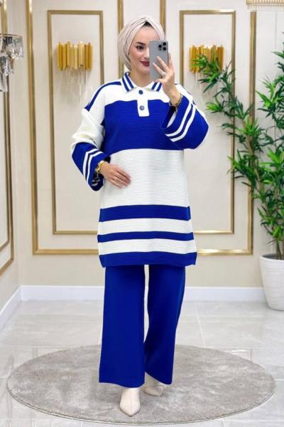 Mercan Triko Takım - Saks