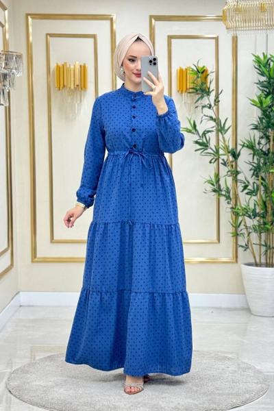 Meryem Pamuklu Viskon Elbise