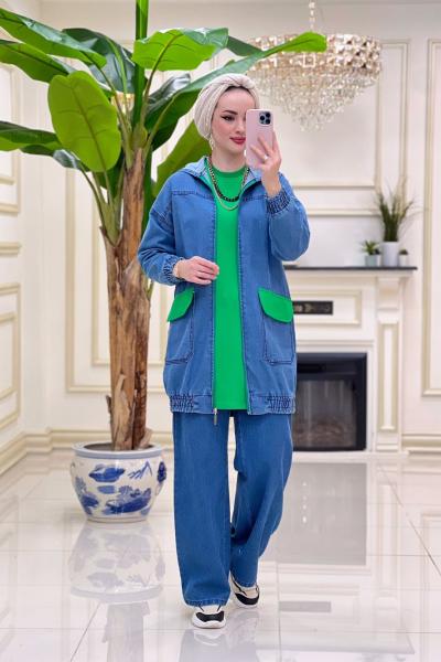 Nesli Kot 3 Lü Takım Yeşil