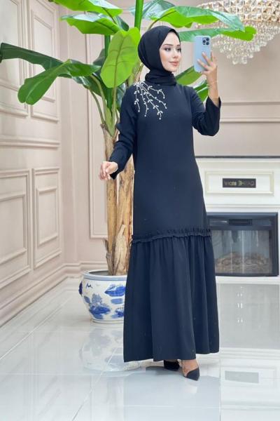 Nisa Elbise - Siyah