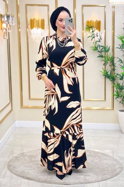 Özge Pamuklu Viskon Elbise