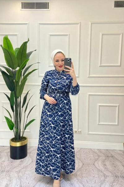 Selda Viskon Elbise - Laci