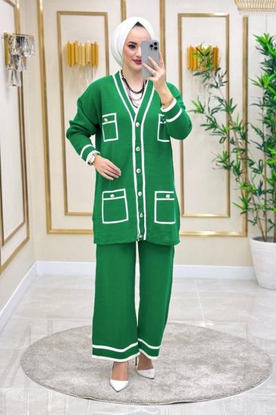 Sevde Triko Takım  - Yeşil