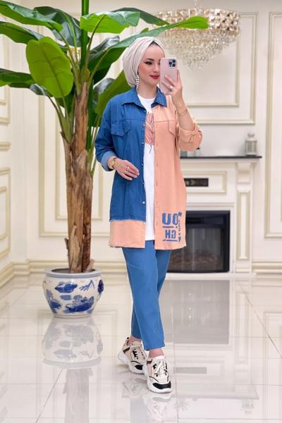 Seyran Tensel Kot 3 Lü Takım - Kavun