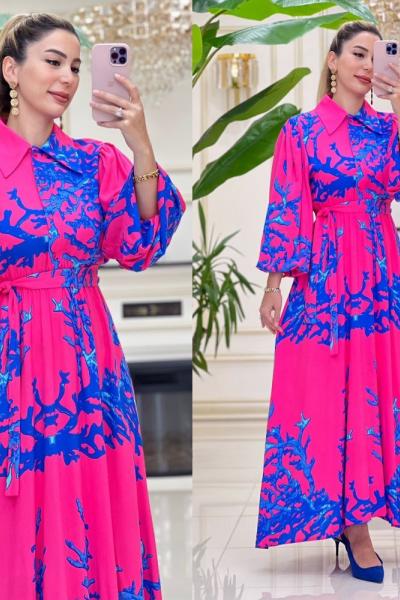 Sırma Emprime Elbise