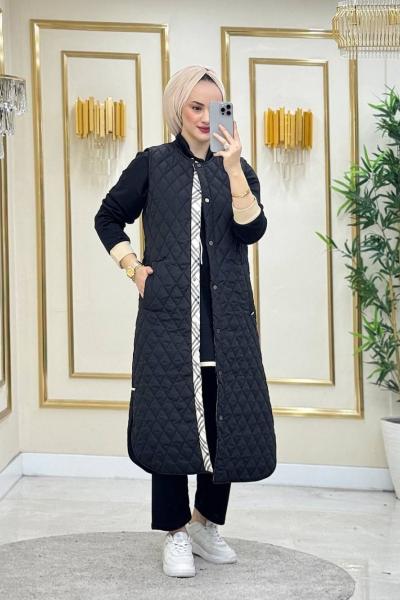 Sonbahar Astarlı Kapitone Yelek