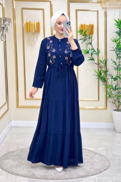 Tuana Pamul Viskon Elbise