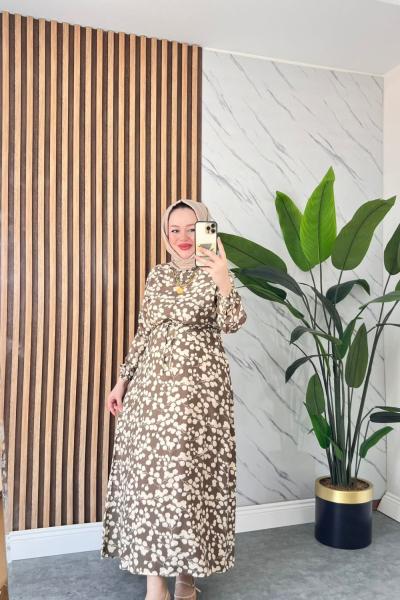 Zerda Pamuklu Vİskon Elbise