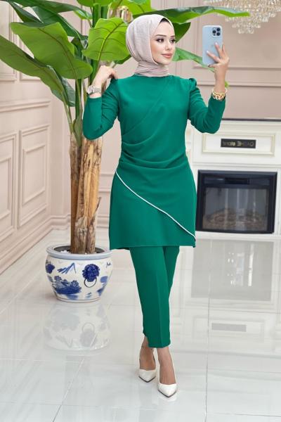 Züleyha Krep Takım - zümrt