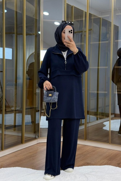 Aller Detaylı Oysho Takım Lacivert