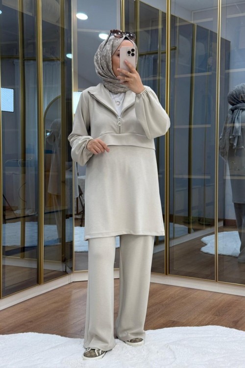 Aller Detaylı Oysho Takım Bej