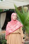 Amber Desen Soft Pamuk Bordo