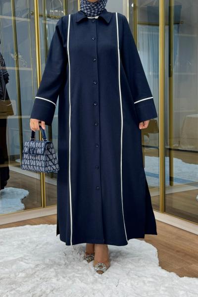 AURİS ABAYA TAKIM Lacivert