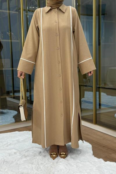 AURİS ABAYA TAKIM Vizon