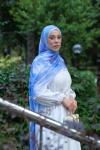 Bloomi Desen Soft Pamuk Şal Lila