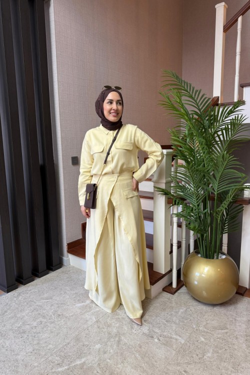 Lessa Üçlü Takım  Sarı