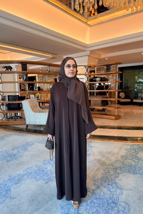 Liyana Abaya Kahverengi