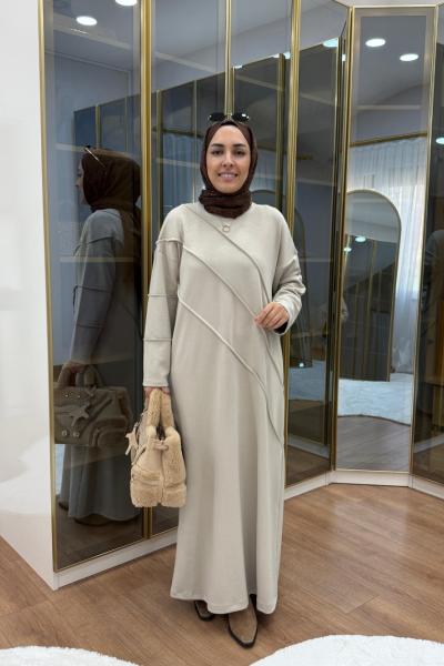 Nervür Detaylı Oysho Bej