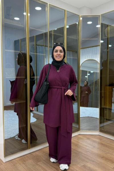 Oysho Kimona Takım  Bordo